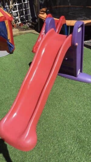 Large Slide -  (Little Tikes) Easy Store Red/Purple * 1