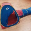 Pop Up Play Tent and Tunnel Set -(Multicoloured Blue, Red & Yellow) Tunnel  1Tent - Image 2