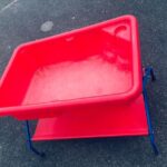 Red Sand and Water Tray and Stand