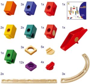 Quadrilla Extension set for Basic Marble Run