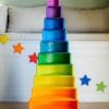 Rainbow Semi Circles - 11 Piece Wooden - Little Star Toys * 3 - Image 2