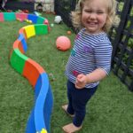 Balance Beams Curved - Red - Blue - Yellow & Green