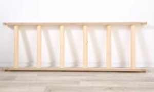 Wooden Ladder (Natural) - Accessory to Folding Hump or Wee'UN Frame