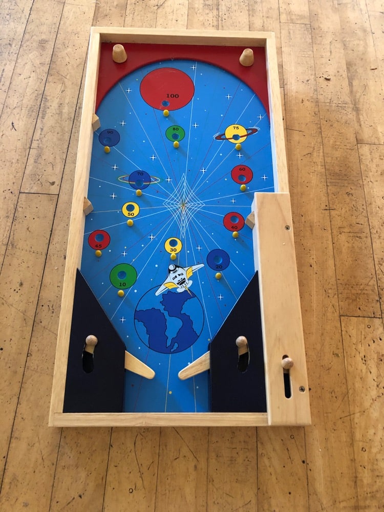 Wooden Pinball Escape Planet - Pinball Holzflipper wood toy * 2