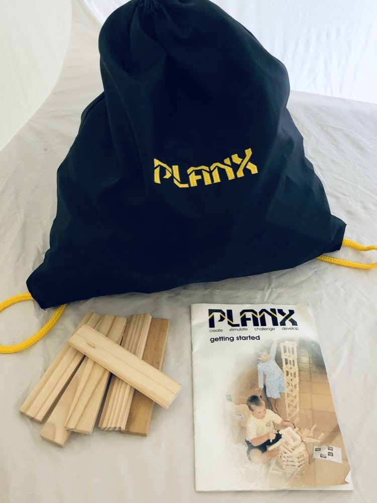 PLANX Wooden Construction Blocks (200 Pieces) * 5