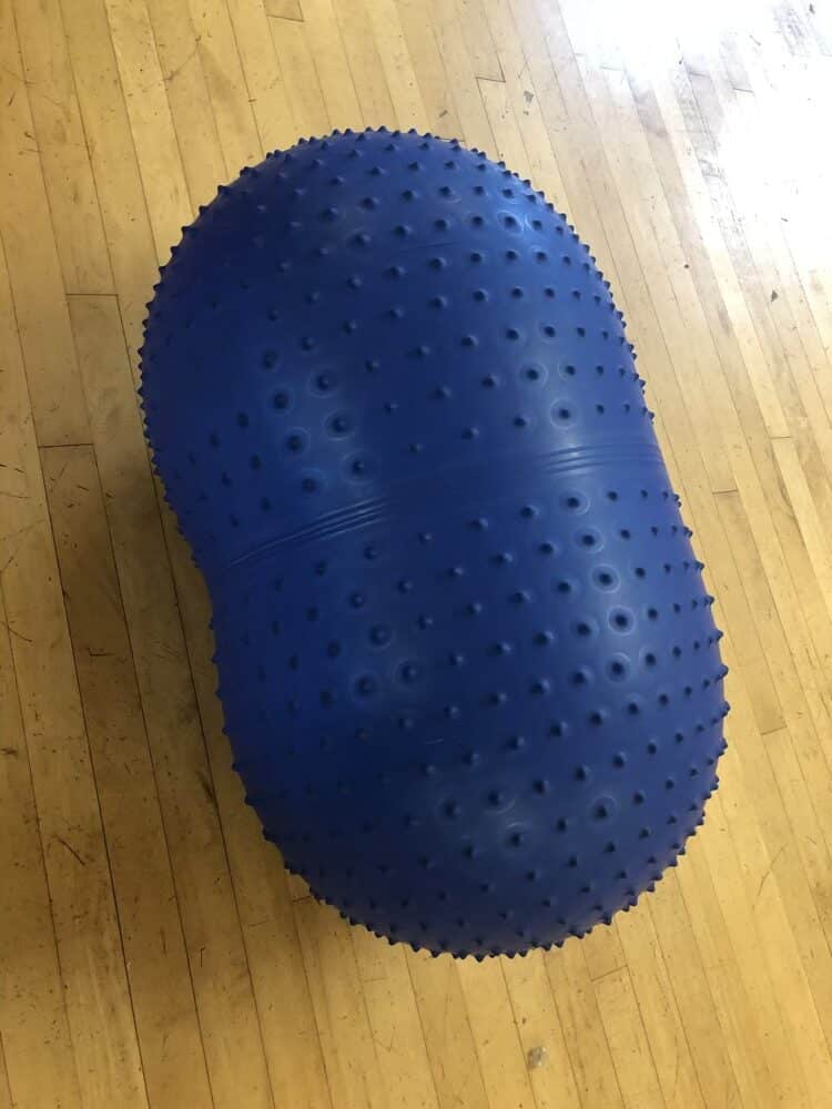 Sit On Peanut Shaped Balance Bumpy Ball (Blue)