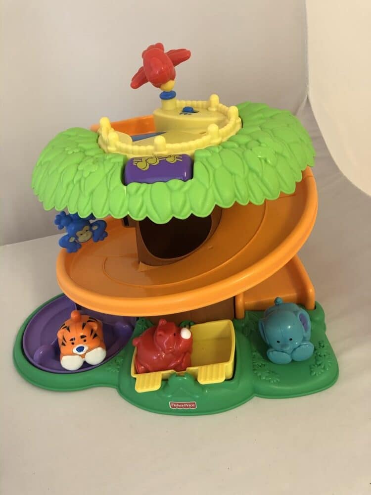 Jungle Toy Garage Slides Road Car Park - Fisher Price - Image 2