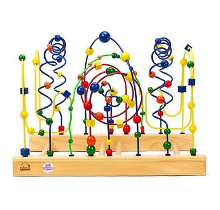 Tunnel Mountain Wooden Toddler Bead Maze Derbyshire Toy Libraries