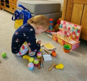 Wooden Play Kitchen & Accessories (1) - Image 2