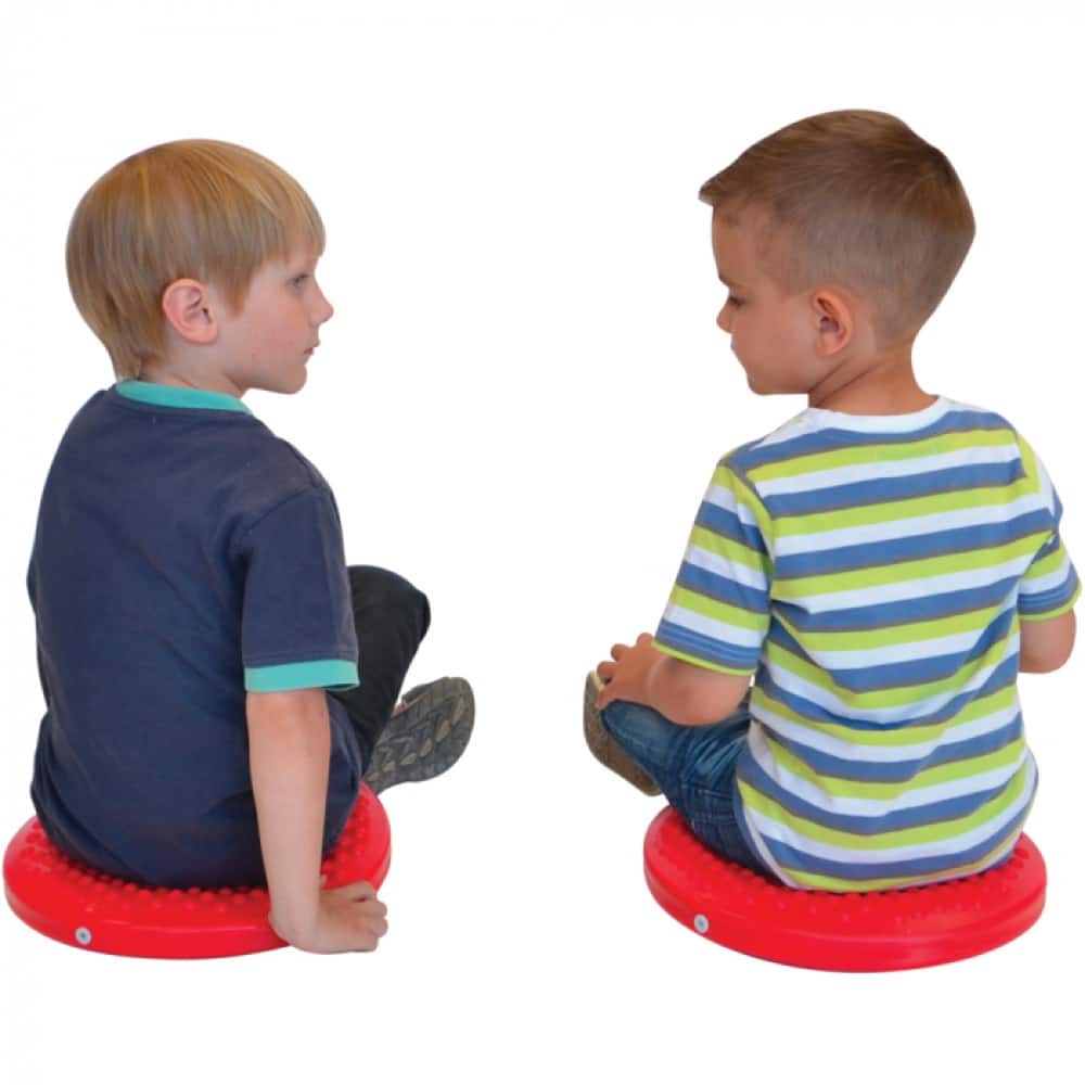 Tactile Multi-Purpose Cushion (Red) - Size: 32cm - Image 3