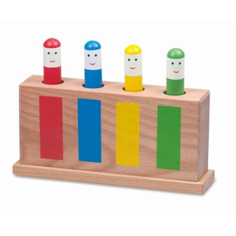 Pop-Up Toy, Wooden Baby Toy
