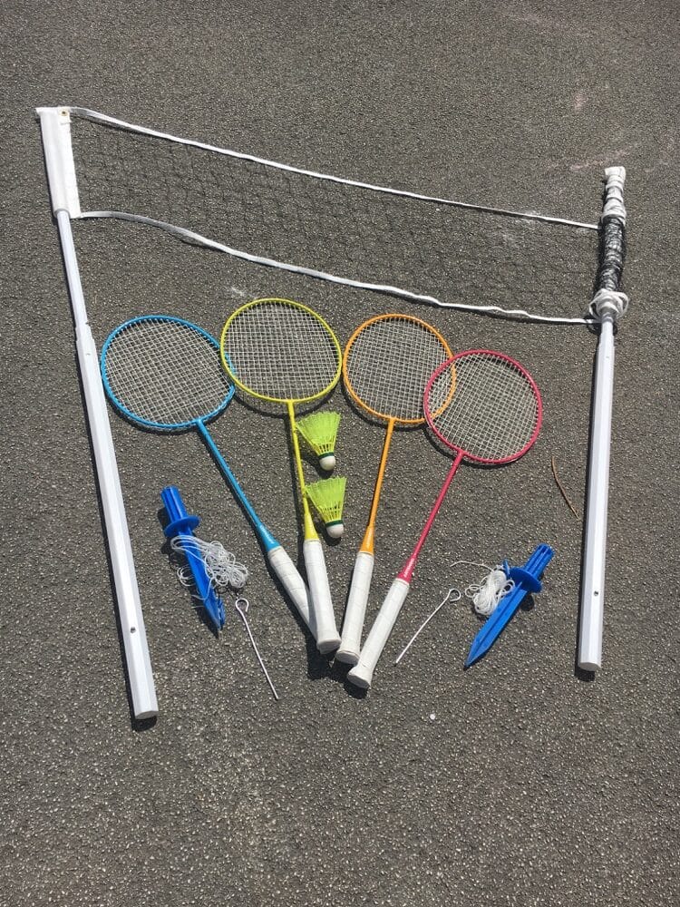 Badminton Rackets Set4 Person Badminton Set with Net for Garden (2