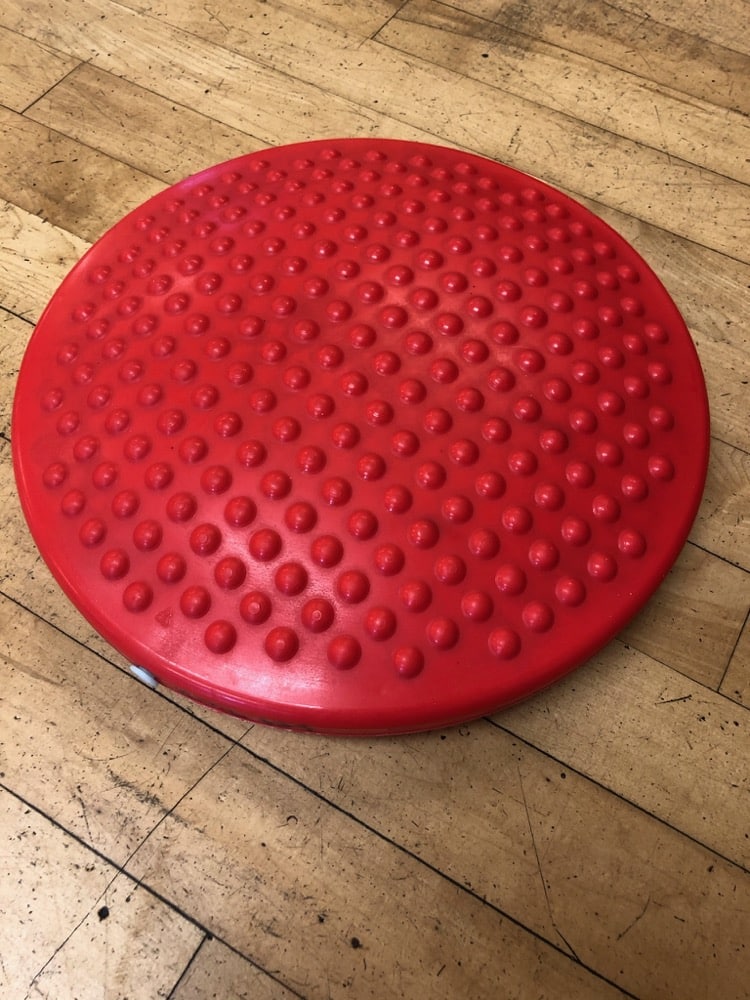 Tactile Multi-Purpose Cushion (Red) - Size: 32cm