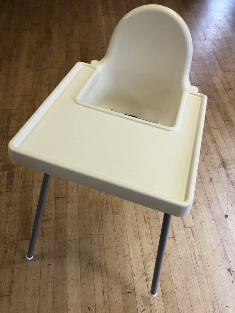 IKEA Antilop Highchair with Tray, White