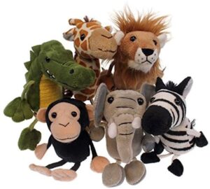 African Animals Set of 6 - Finger Puppets
