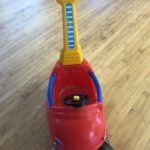 Push along car with push handle