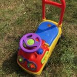 Red & Yellow Ride On and Push Along Car