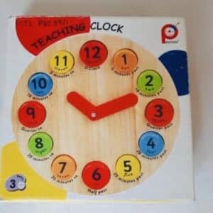 Wooden Teaching Clock Puzzle - Pin Toys *2 - Image 2