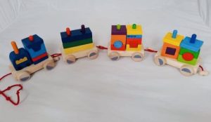 Classic Wooden Stacking Train (2)