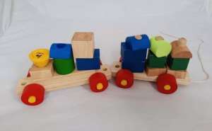 Classic Wooden Stacking Train (3)