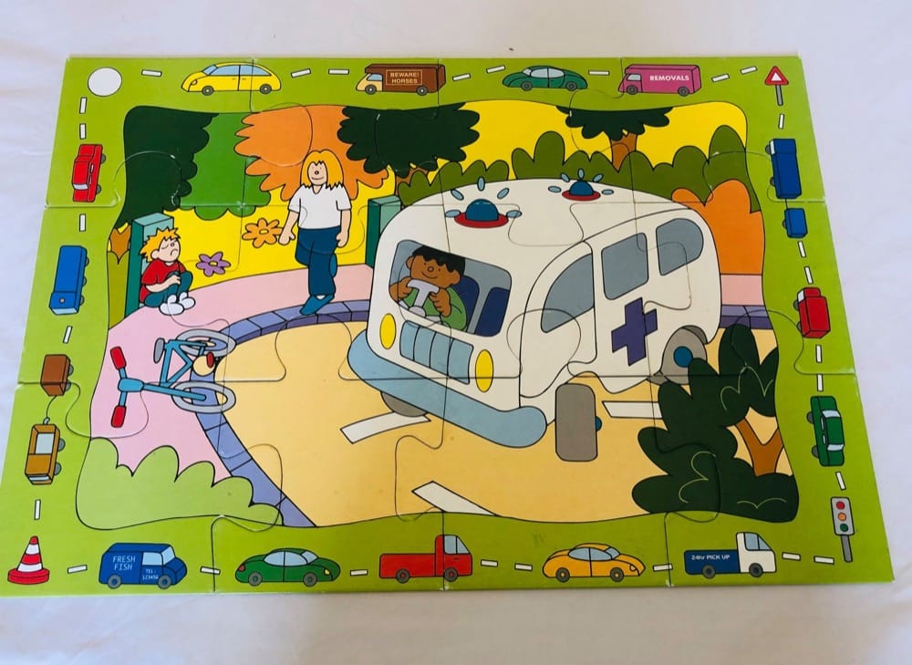 Set of 4 Vehicle Puzzles