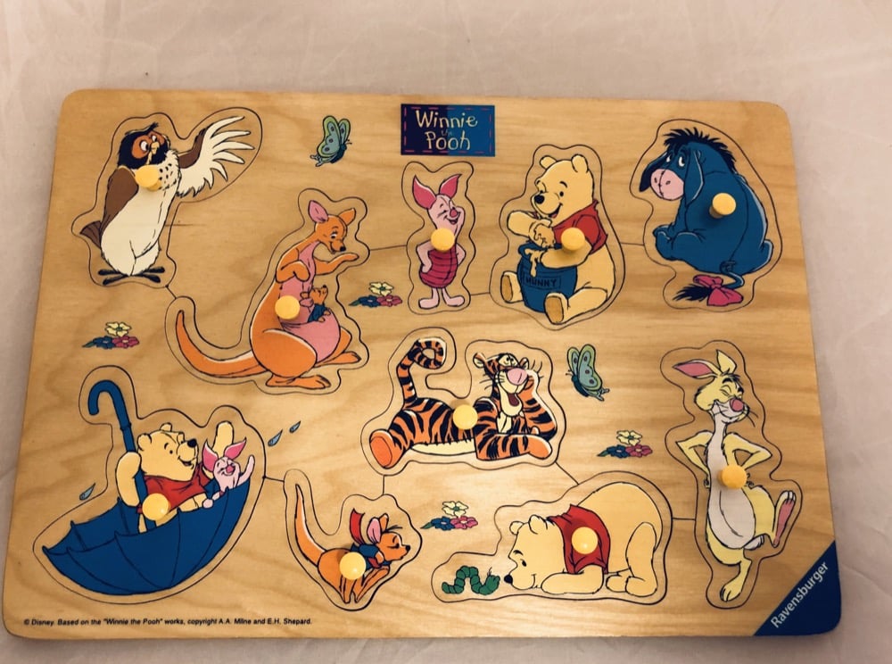 Winnie the Pooh Wooden Playtray Puzzle *3