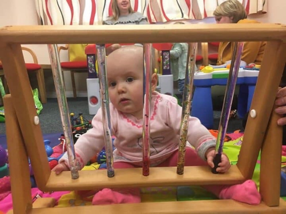 Tocki Rectangular Glitter Revolving Frame (Large)