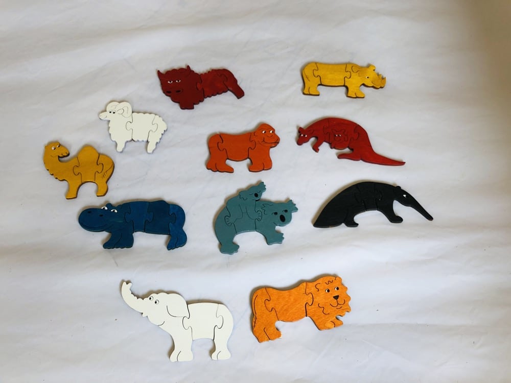 George Luck Wooden Jungle Jumblies - Puzzles