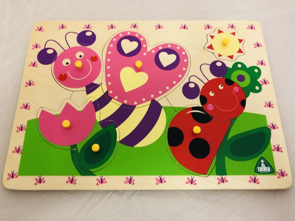 Ladybug  - Peg Puzzle * 2