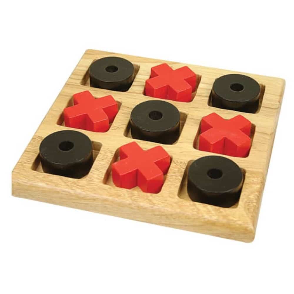Wooden Tic Tac Toe Board Game - Image 2