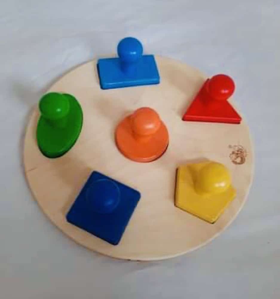 6 Shape Knob Puzzle