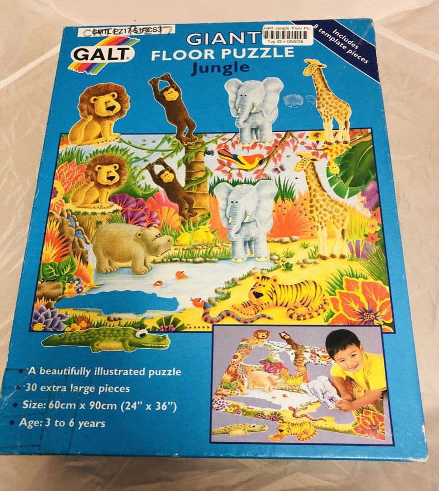 Giant 36"  Jungle Floor Puzzle - by Galt