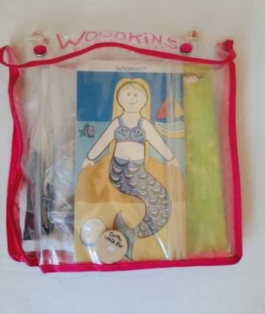 Woodkins Dress Up Doll - Mermaid