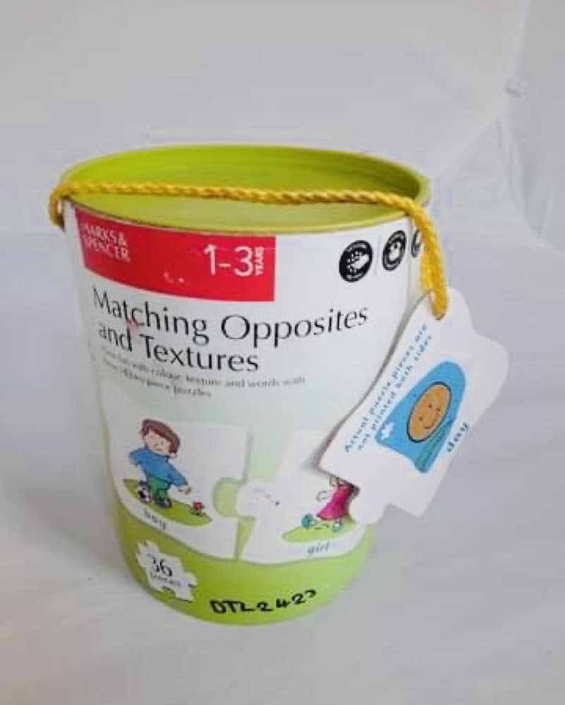 Matching Opposites and Textures Puzzle (36 Pieces)