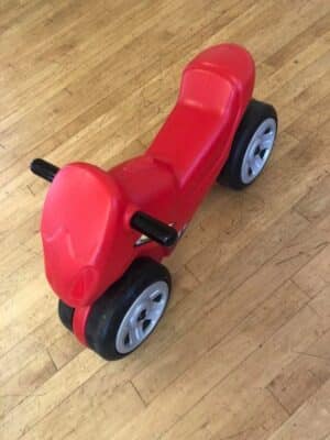 Red Motorcycle Easy Balance Toddler Ride On Toy Bike Training Push