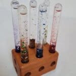 Tocki Hardwood Dice with 6 No Glitter Tubes (3)