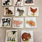 4 Piece Farm Animals -  Puzzle