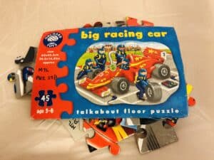 Big Racing Car Floor Puzzle - Orchard Toys