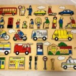 Large Vehicle and People Tray Puzzle
