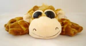 Giraffe Plush Big Eye Hand Puppet - Image 2