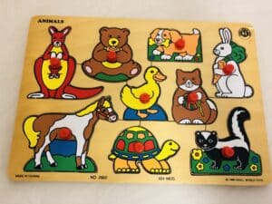 Animal 1 - Peg Puzzle