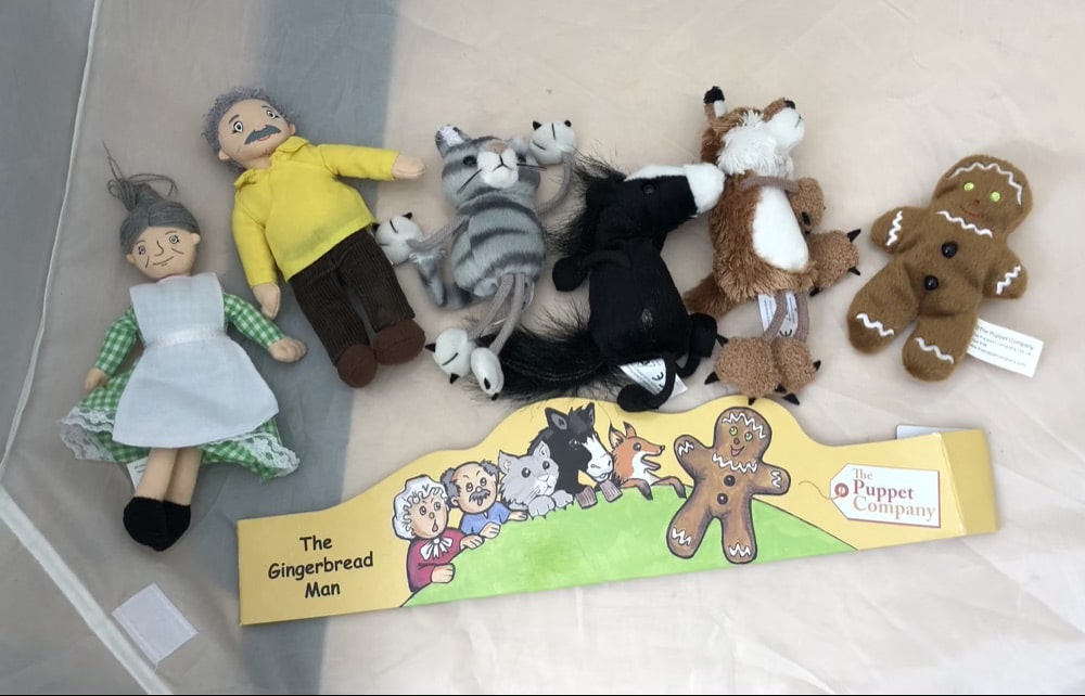 Traditional Story Sets - The Gingerbread Man - Finger Puppets