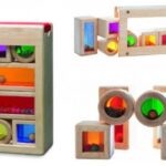 Wooden Rainbow Sound Blocks * 3