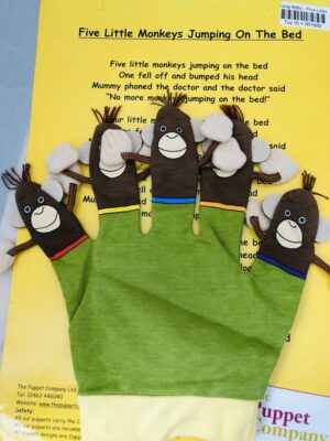 Five Little Monkeys - Favourite Song Mitts