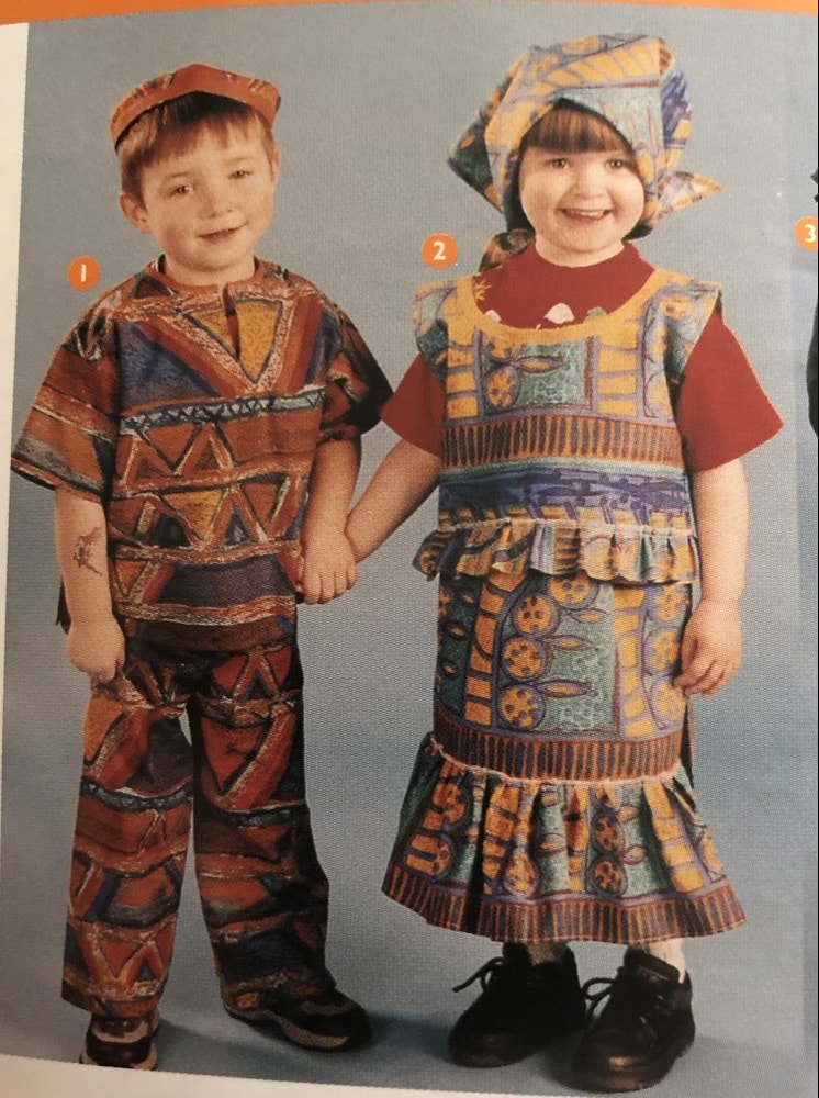 Afro Caribbean Boy - Tunic, Trousers & Hat - (Temp Image)