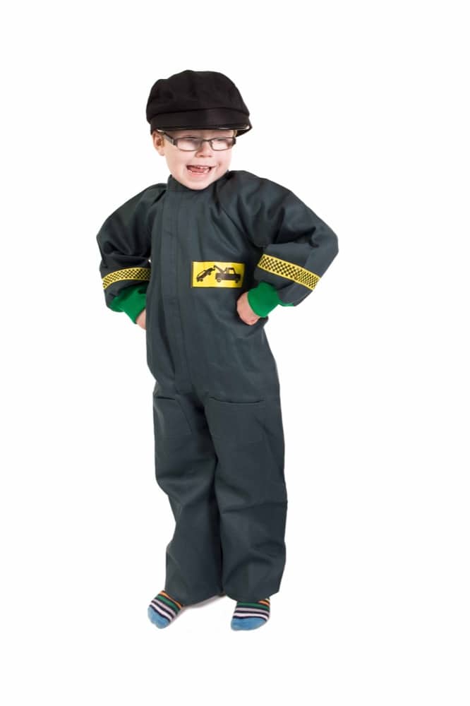 Roadside Assistant - One Piece Mechanic Overalls & Hat
