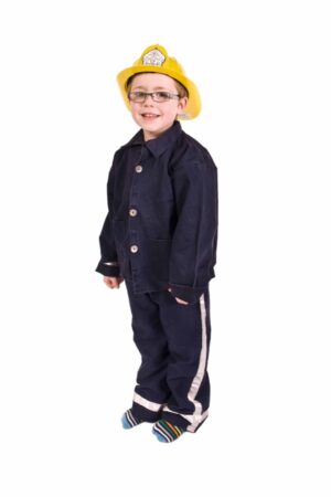 All Navy Firefighter-  Jacket, Trousers & Helmet - Image 2